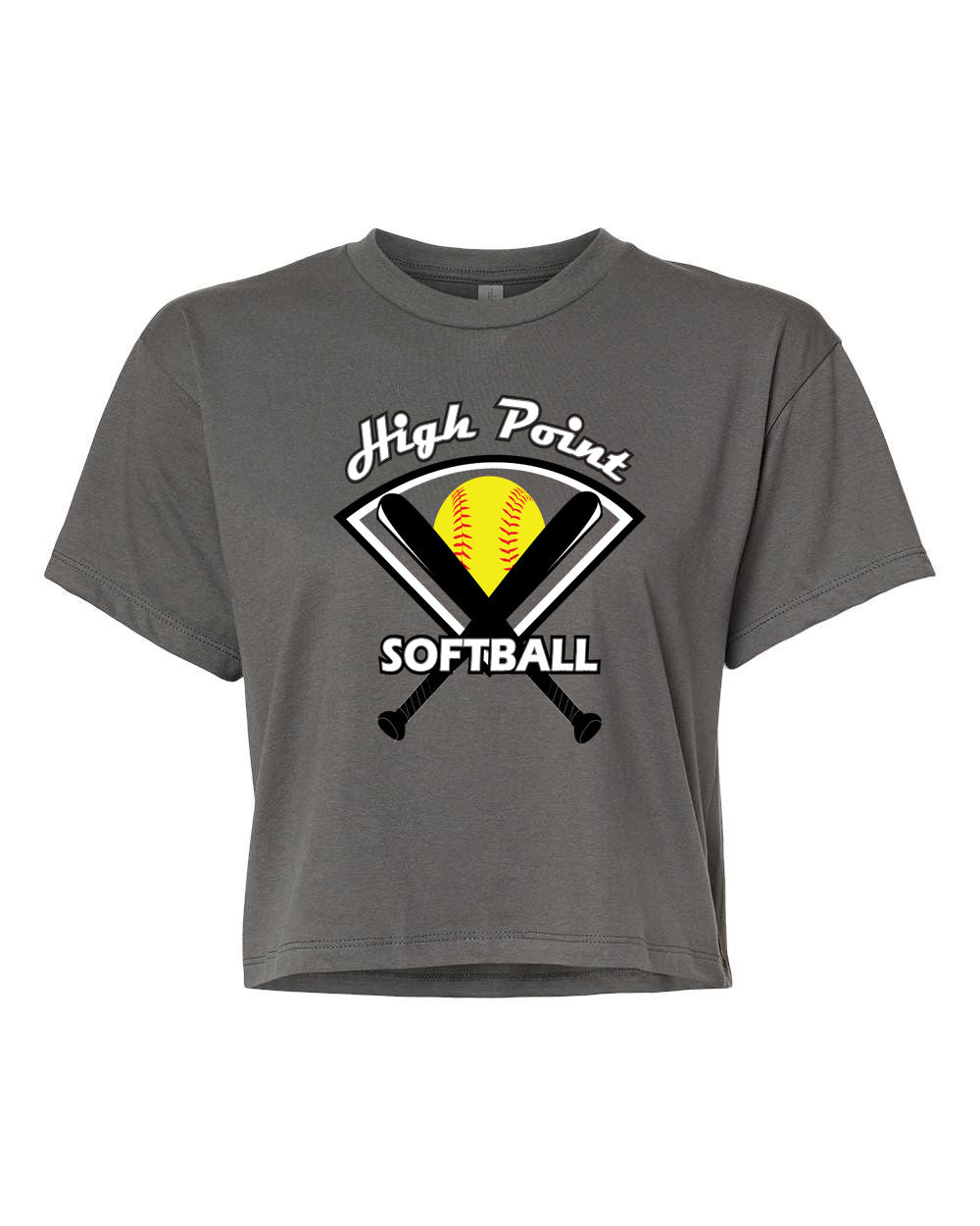 High Point Softball design 4 Crop Top