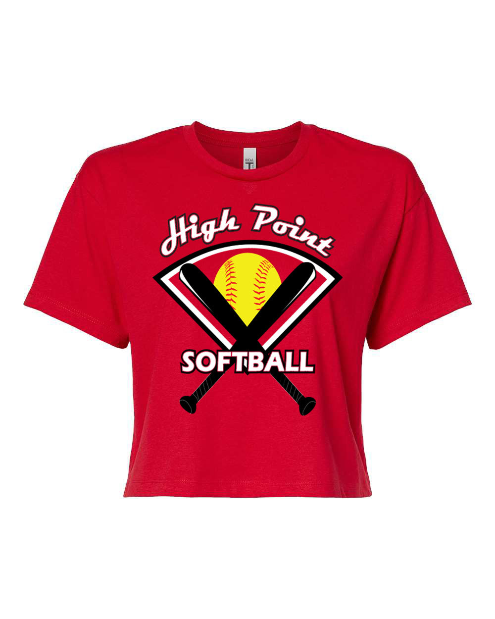 High Point Softball design 4 Crop Top