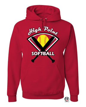 High Point Softball Design 4 Hooded Sweatshirt