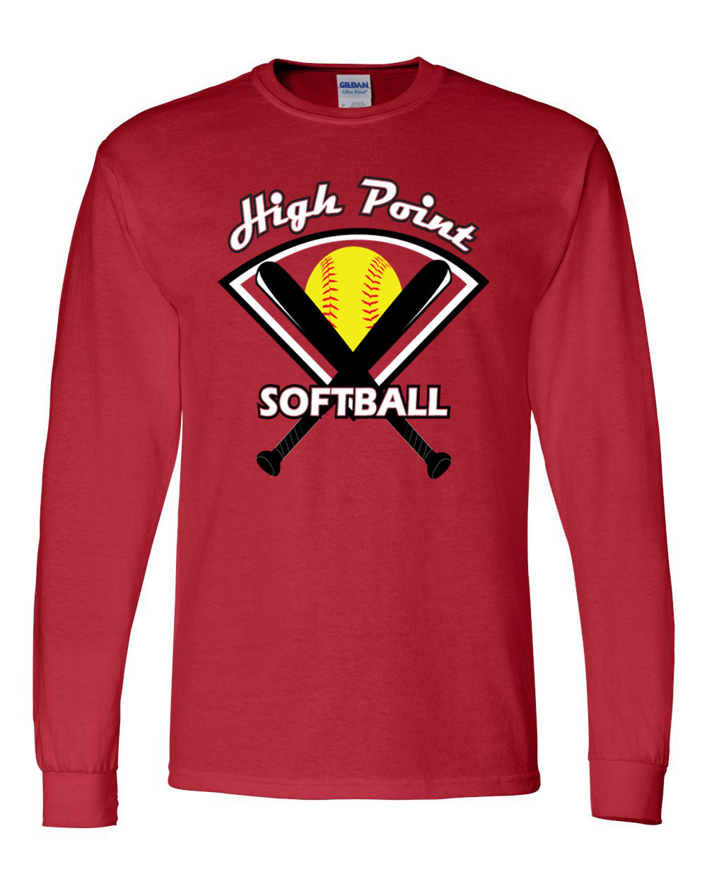 High Point Softball Design 4 Long Sleeve Shirt