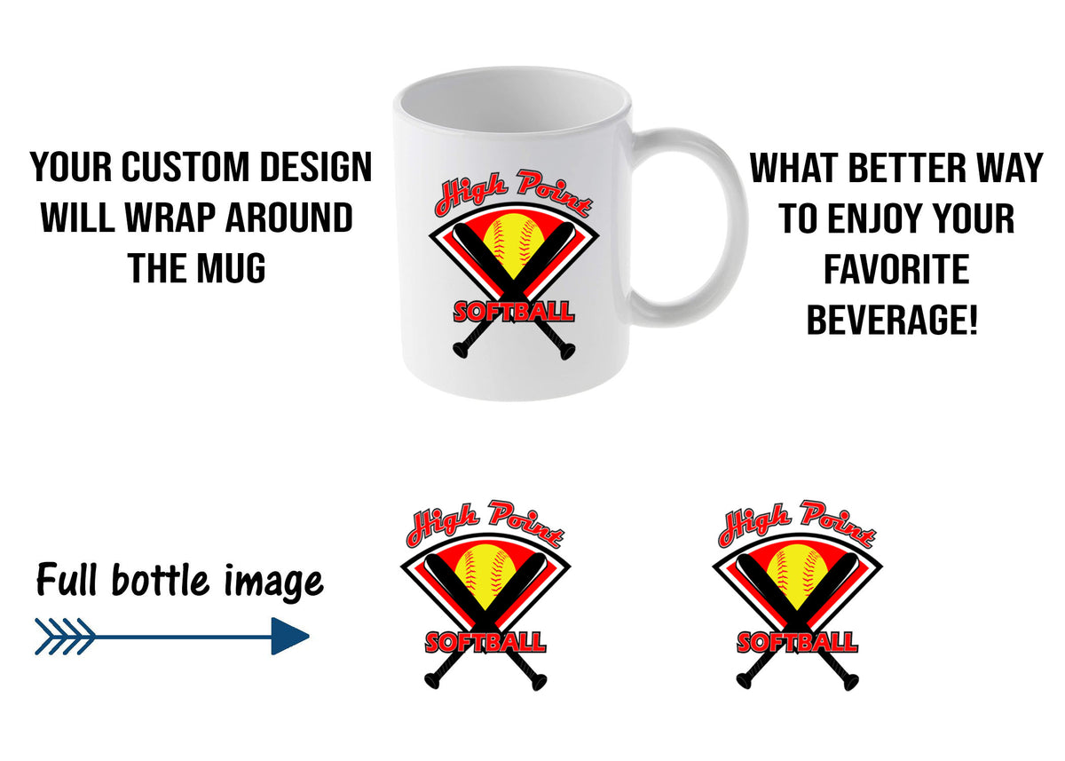 High Point Softball Mug Design 4