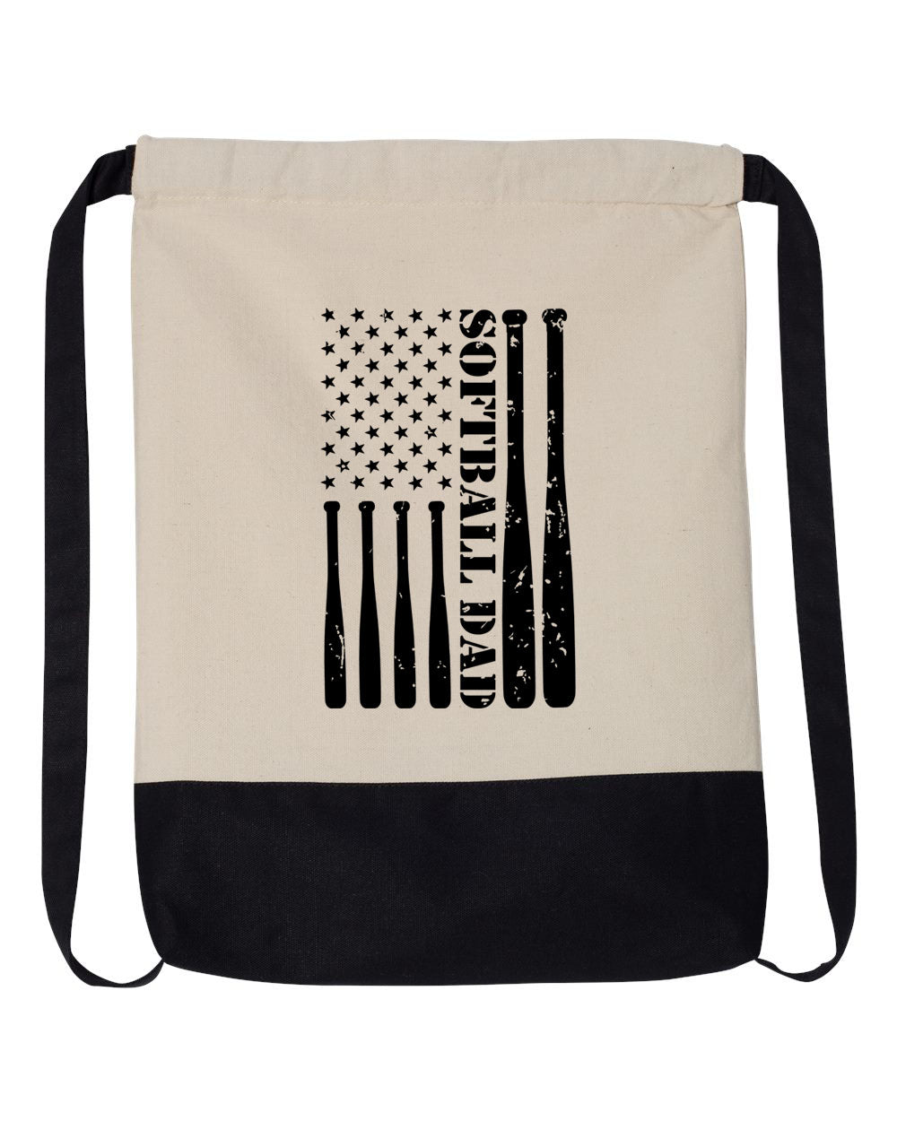 High Point Softball Design 5 Drawstring Bag