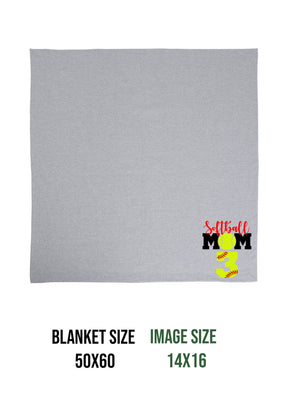 High Point Softball Design 6 Blanket