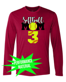 High Point Softball Performance Material Design 6 Long Sleeve Shirt