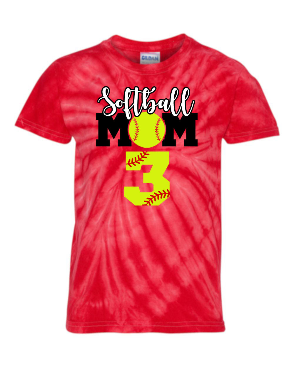 High Point Softball Tie Dye t-shirt Design 6