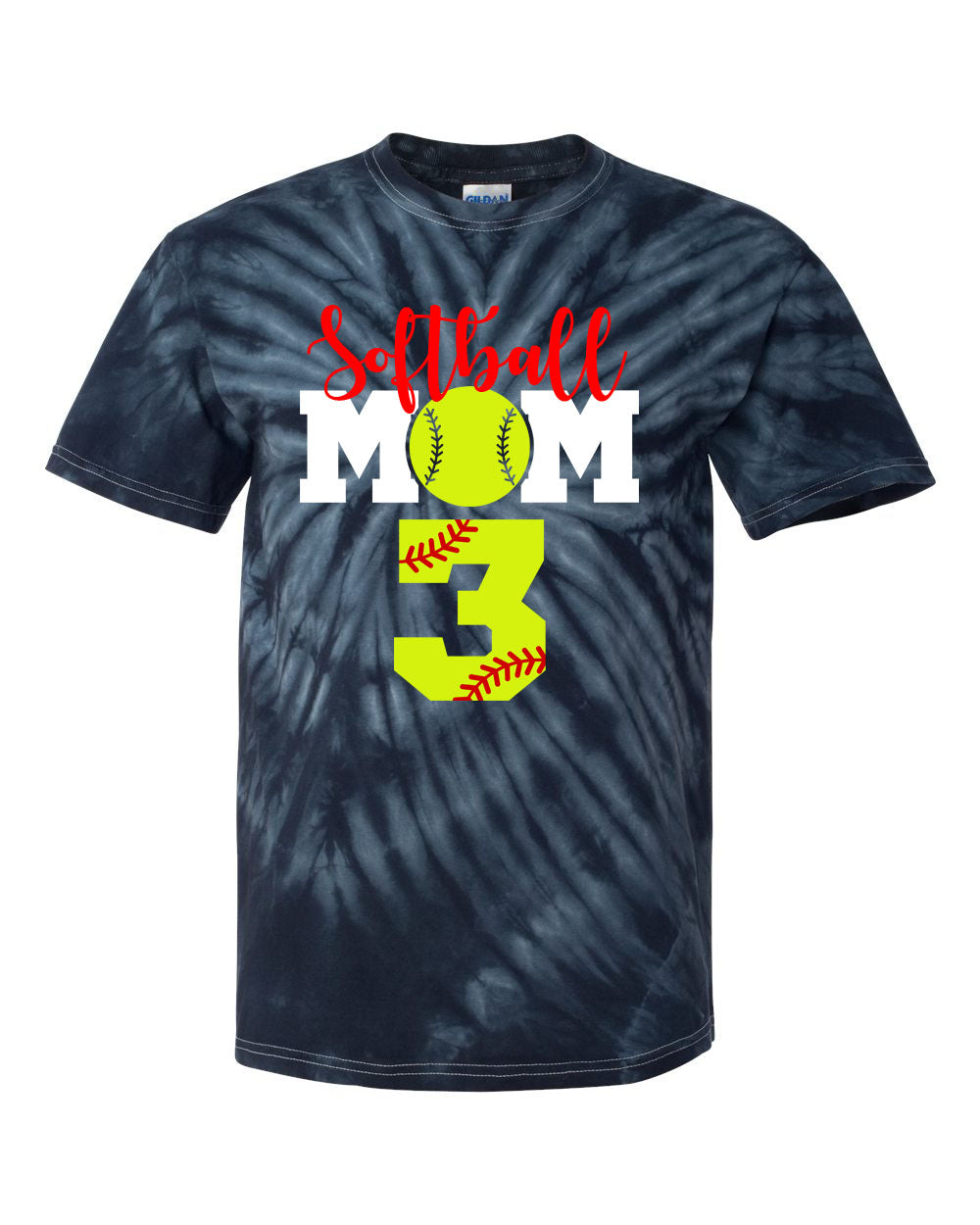 High Point Softball Tie Dye t-shirt Design 6