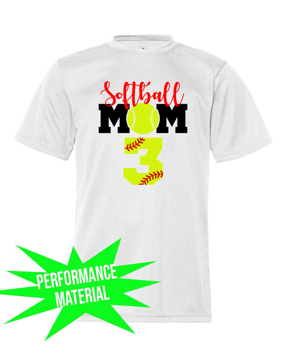 High Point Softball Performance Material design 6 T-Shirt