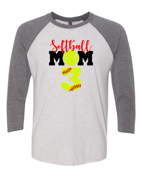 High Point Softball design 6 raglan shirt