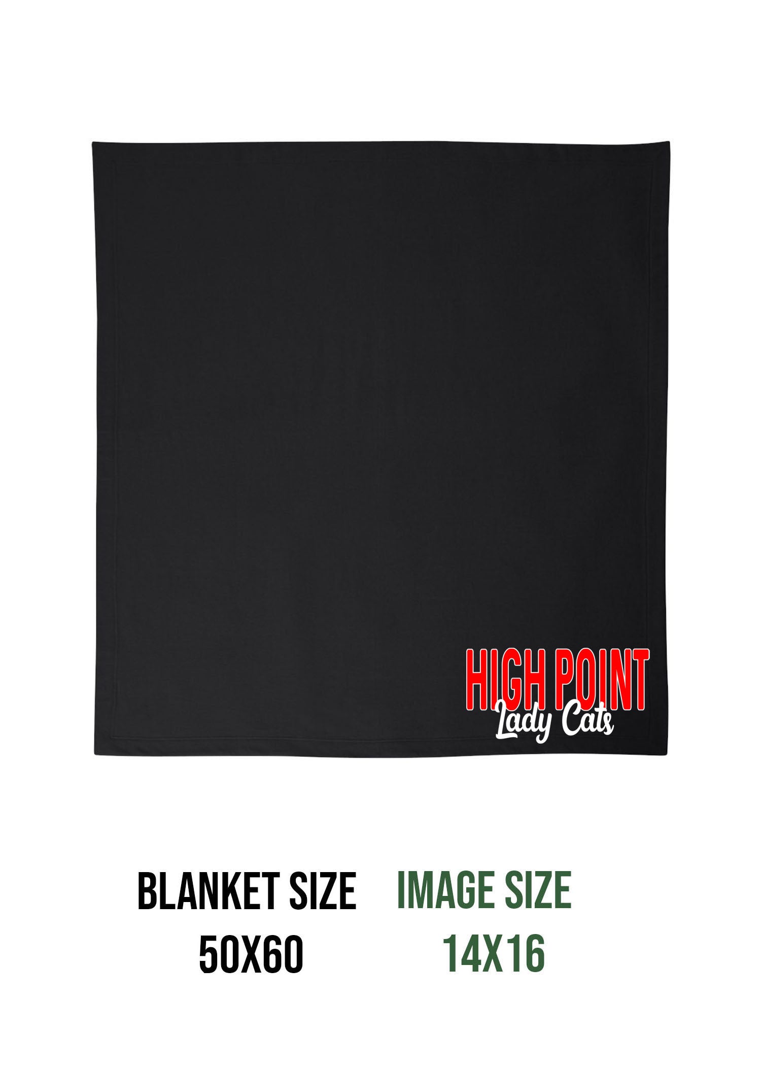 High Point Softball Design 7 Blanket