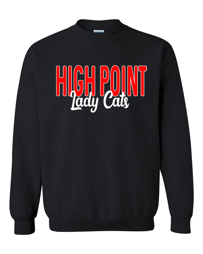 High Point Softball non hooded sweatshirt Design 7