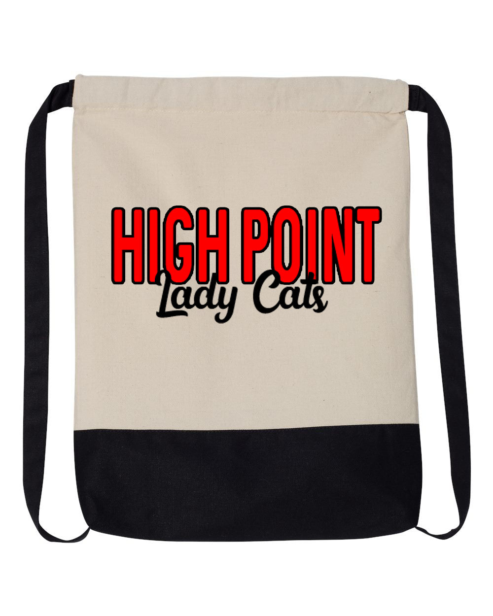 High Point Softball Design 7 Drawstring Bag