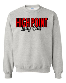 High Point Softball non hooded sweatshirt Design 7