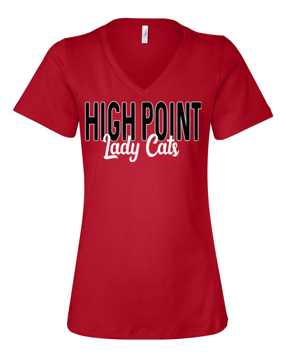 High Point Softball Design 7 V-neck T-Shirt