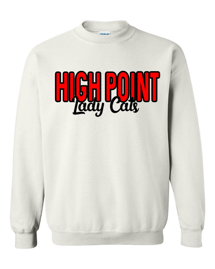 High Point Softball non hooded sweatshirt Design 7