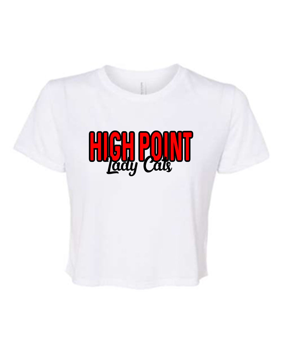 High Point Softball Crop Top Design 7