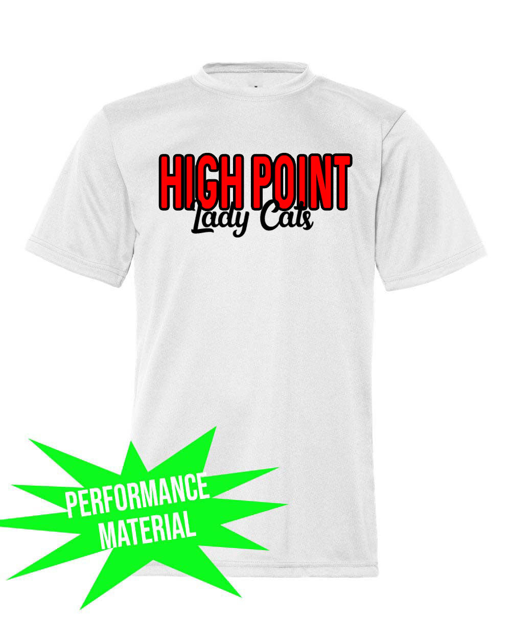 High Point Softball Performance Material T-Shirt design 7