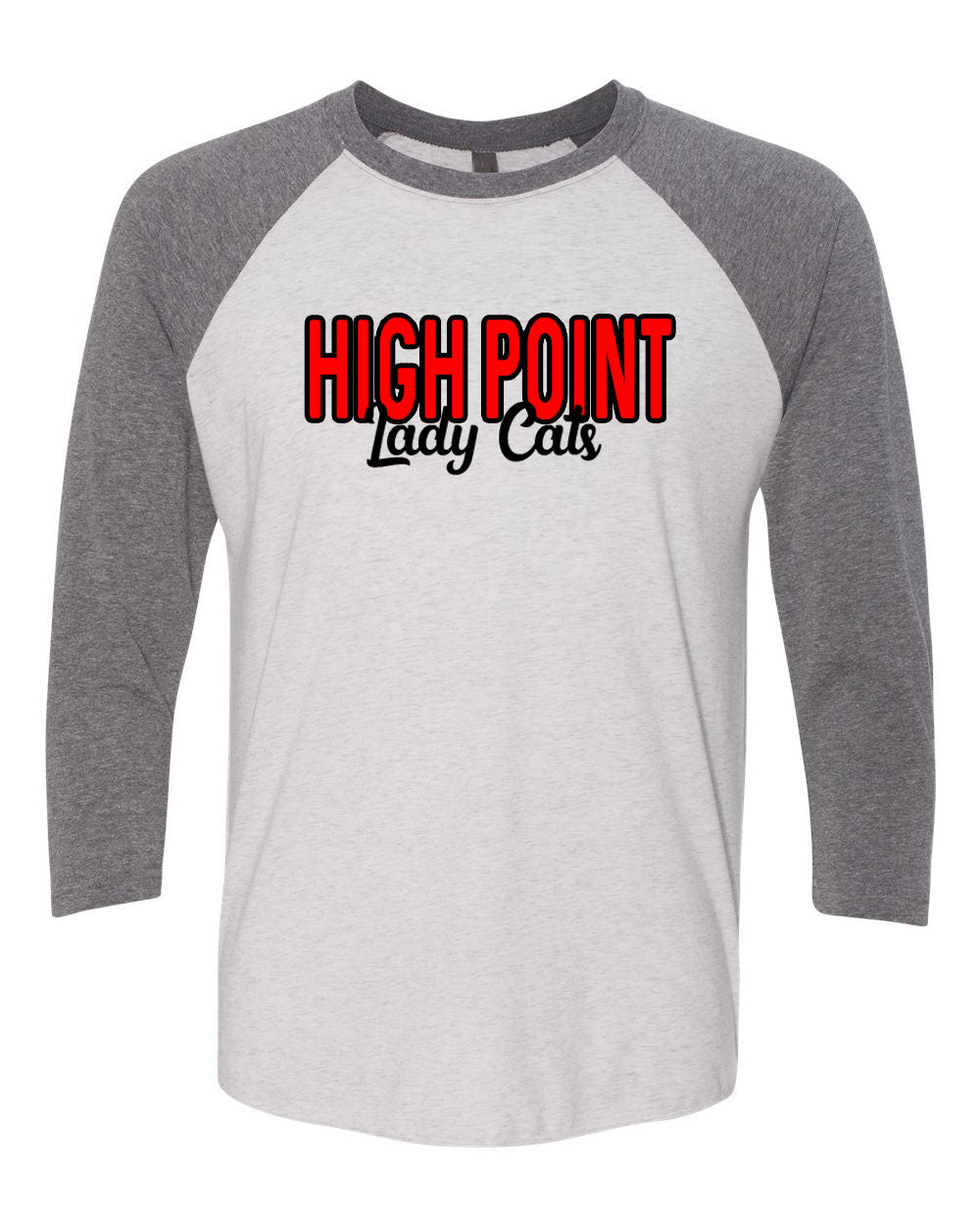 High Point Softball design 7 raglan shirt