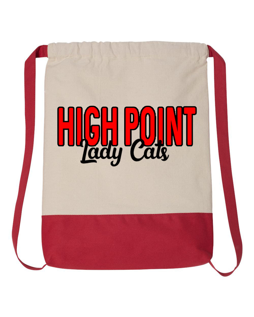 High Point Softball Design 7 Drawstring Bag