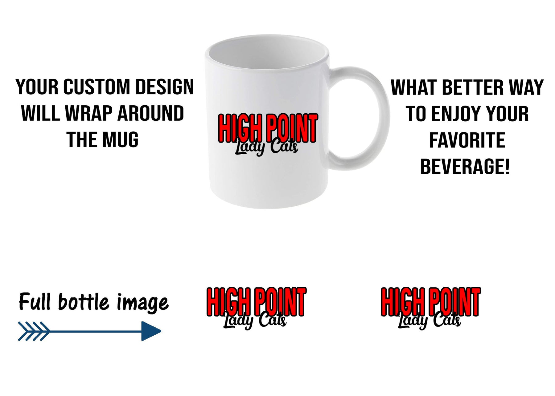 High Point Softball Mug Design 7