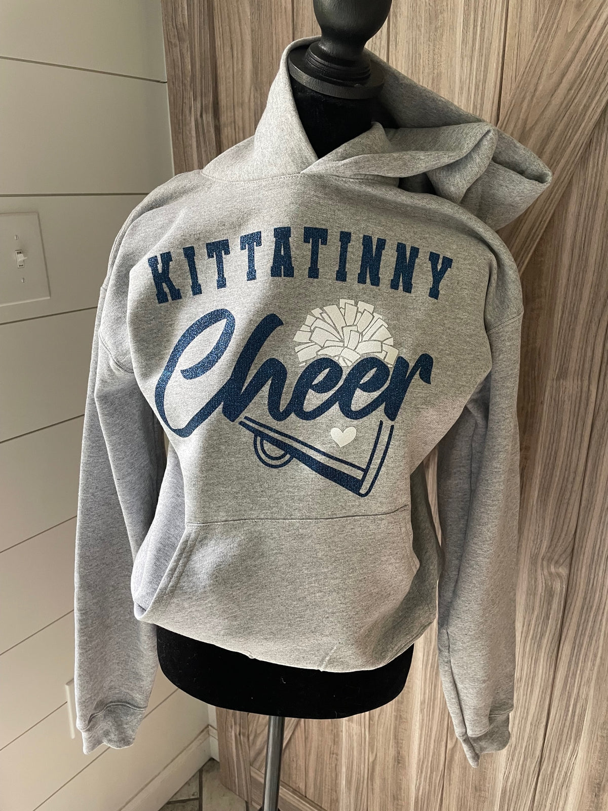 Kittatinny Cheer GLITTER Design 9 Hooded Sweatshirt