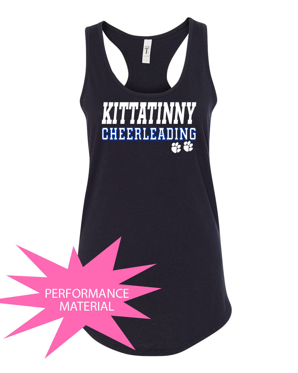 KHS  Cheer Performance Racerback Tank Top Design 1