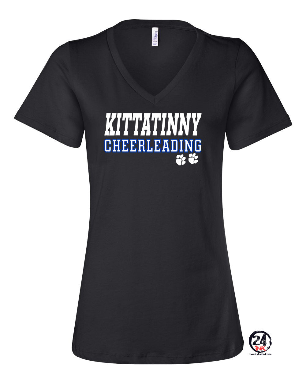 KHS Cheer V-neck T-Shirt Design 1