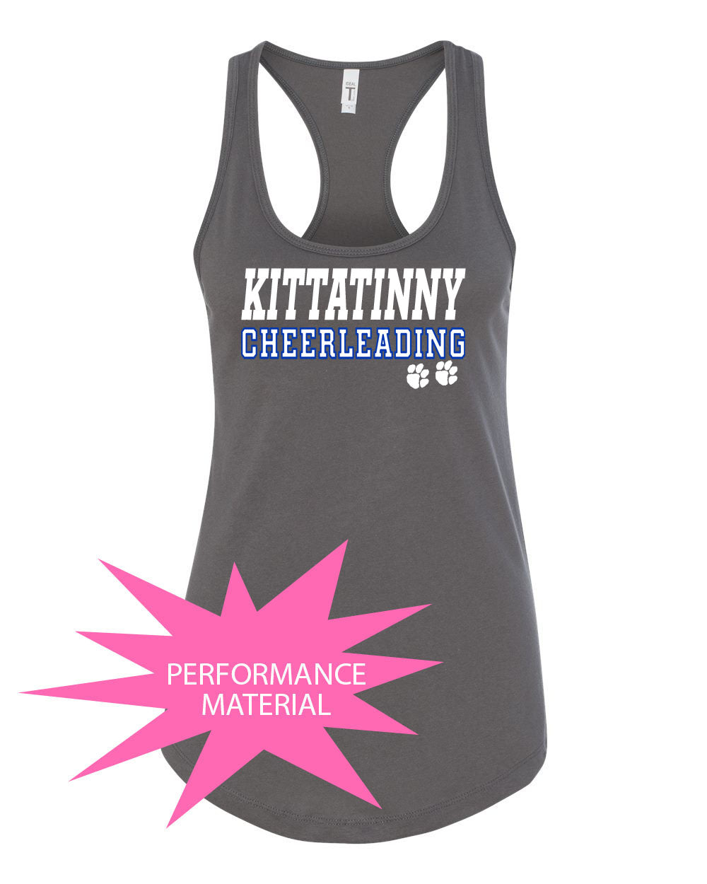 KHS  Cheer Performance Racerback Tank Top Design 1