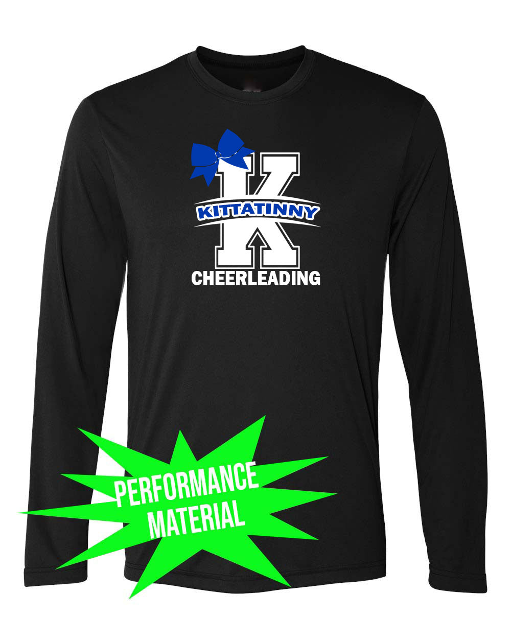 KHS Cheer Performance Material Long Sleeve Shirt Design 3