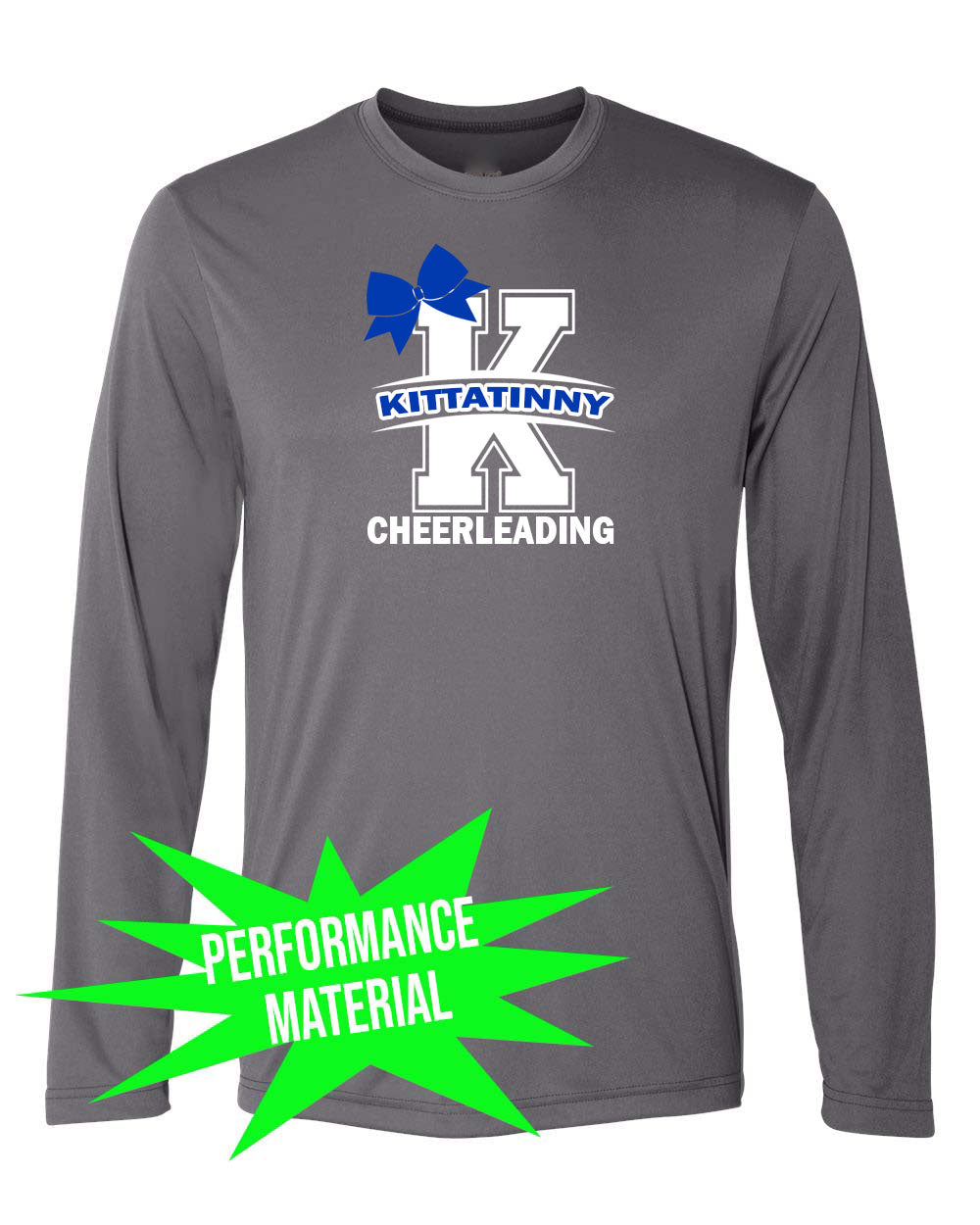 KHS Cheer Performance Material Long Sleeve Shirt Design 3