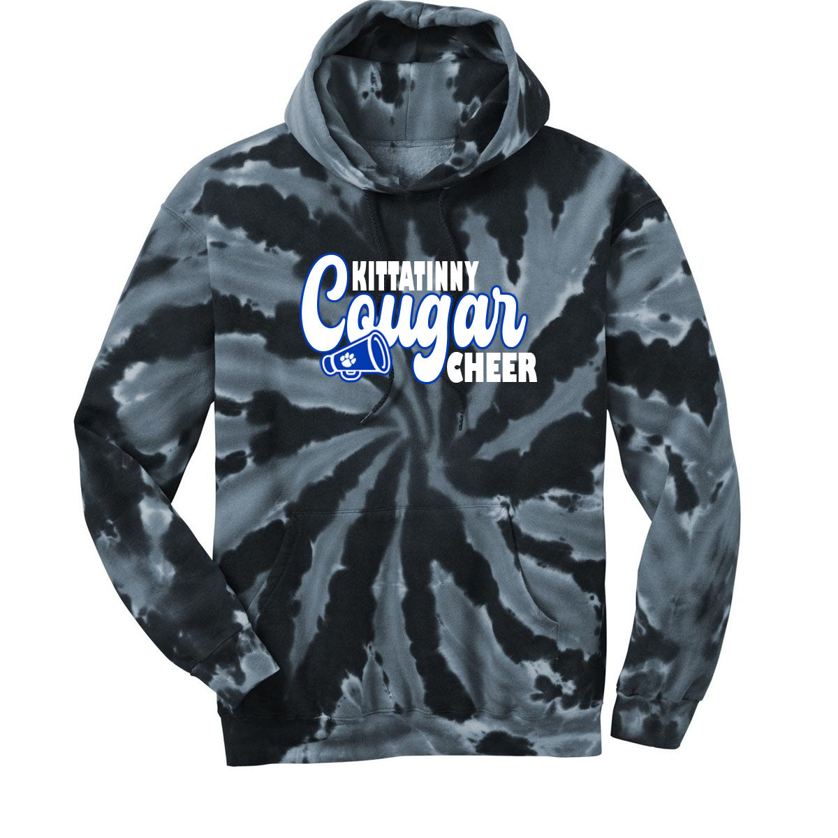 KHS Cheer Tie-Dye Hooded Sweatshirt Design 4