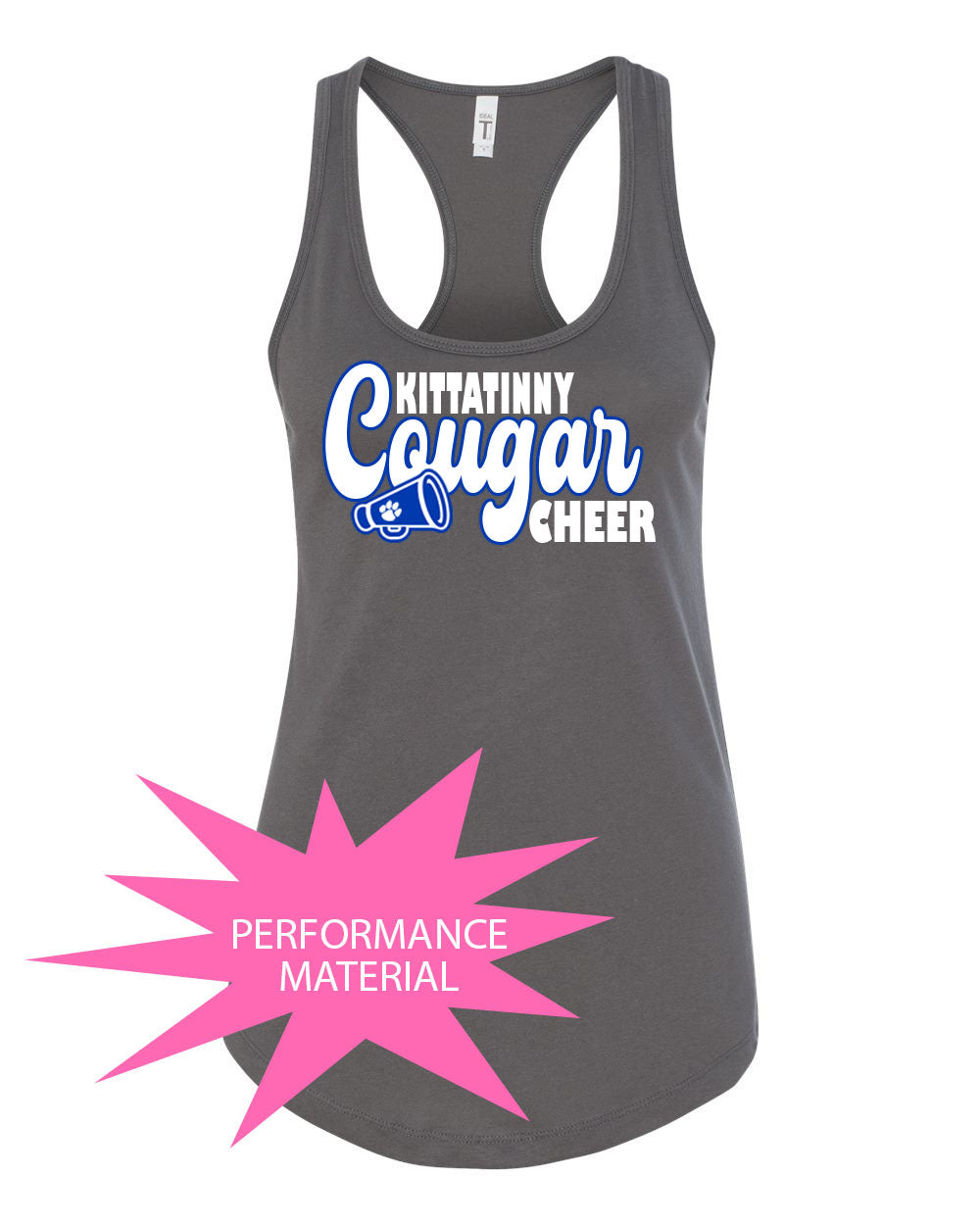 KHS  Cheer Performance Racerback Tank Top Design 4