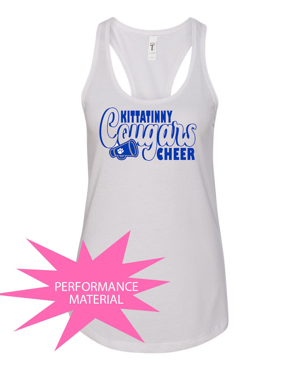 KHS  Cheer Performance Racerback Tank Top Design 4