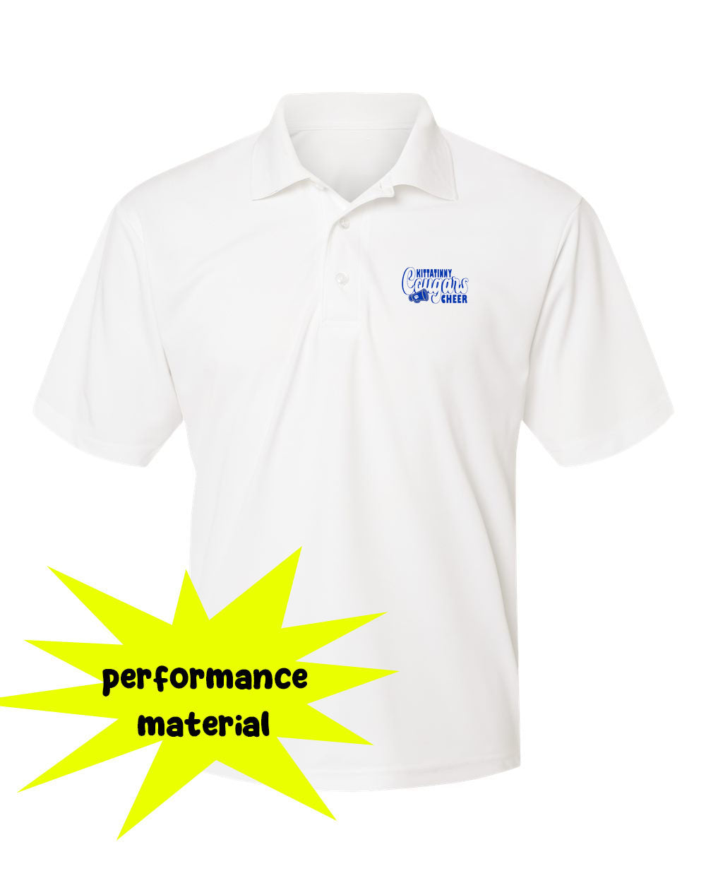 KHS Cheer Performance Material Polo T-Shirt Design 4