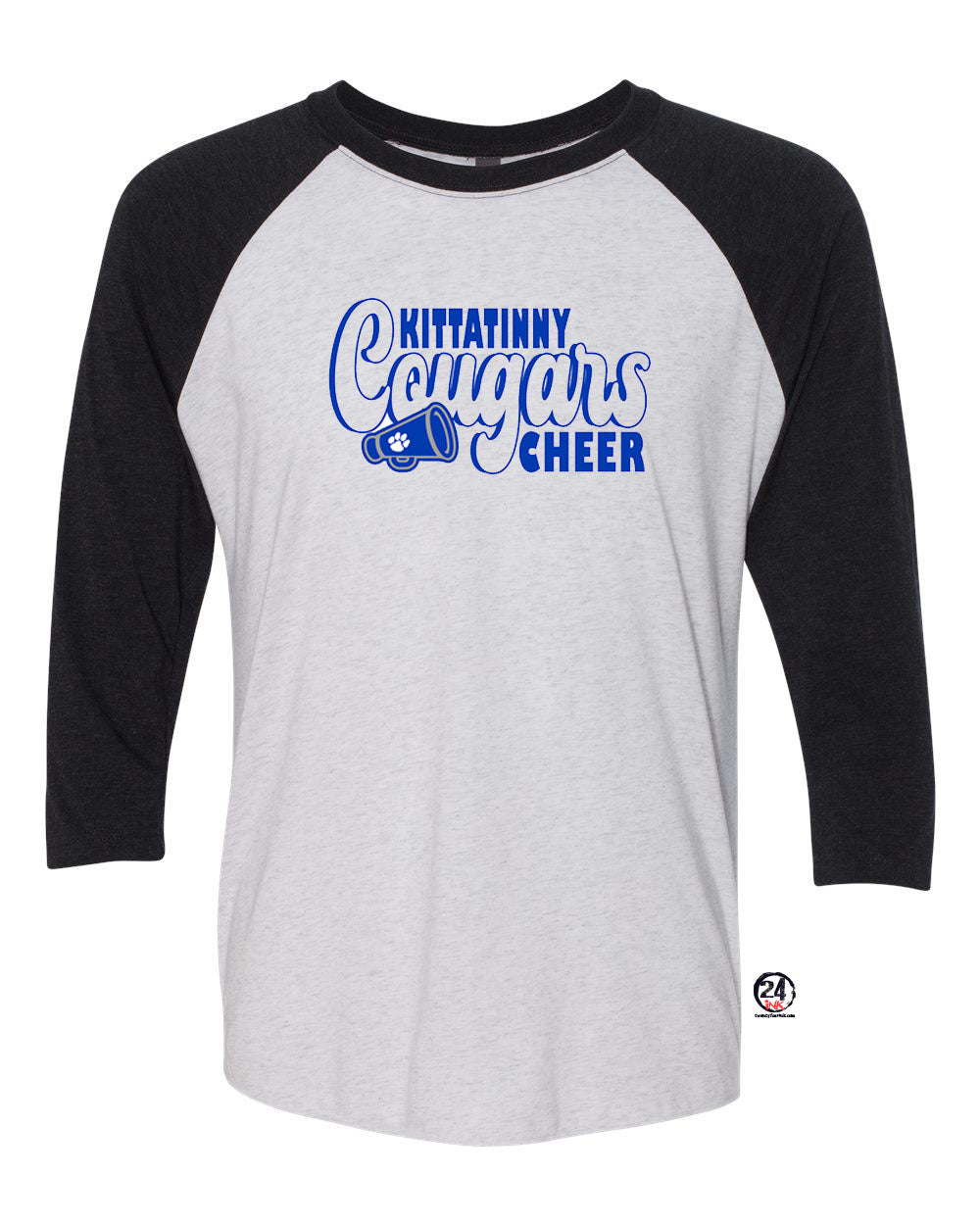 KHS Cheer raglan shirt Design 4