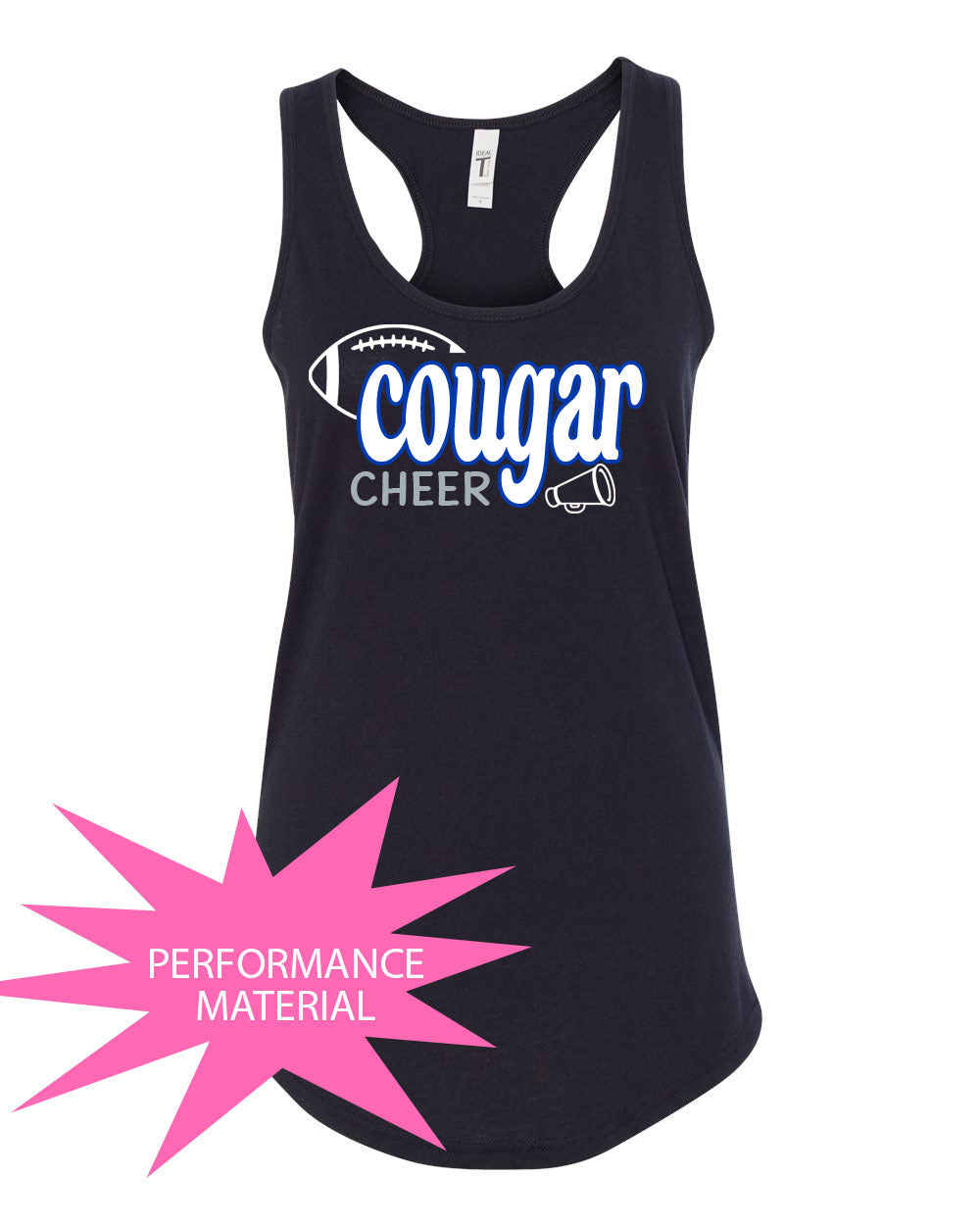 KHS  Cheer Performance Racerback Tank Top Design 5