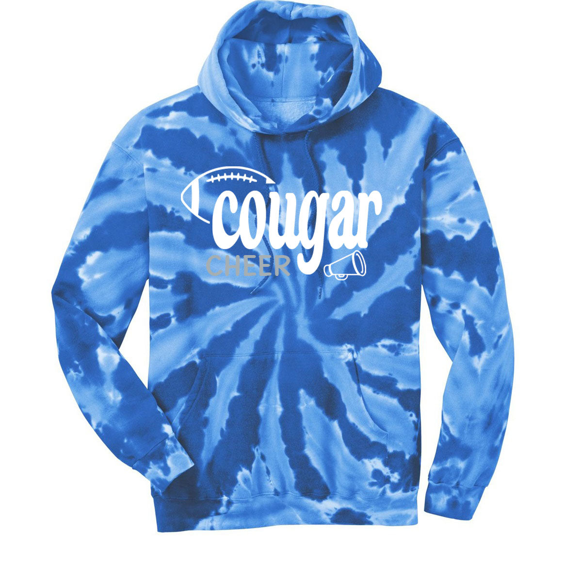 KHS Cheer Tie-Dye Hooded Sweatshirt Design 5