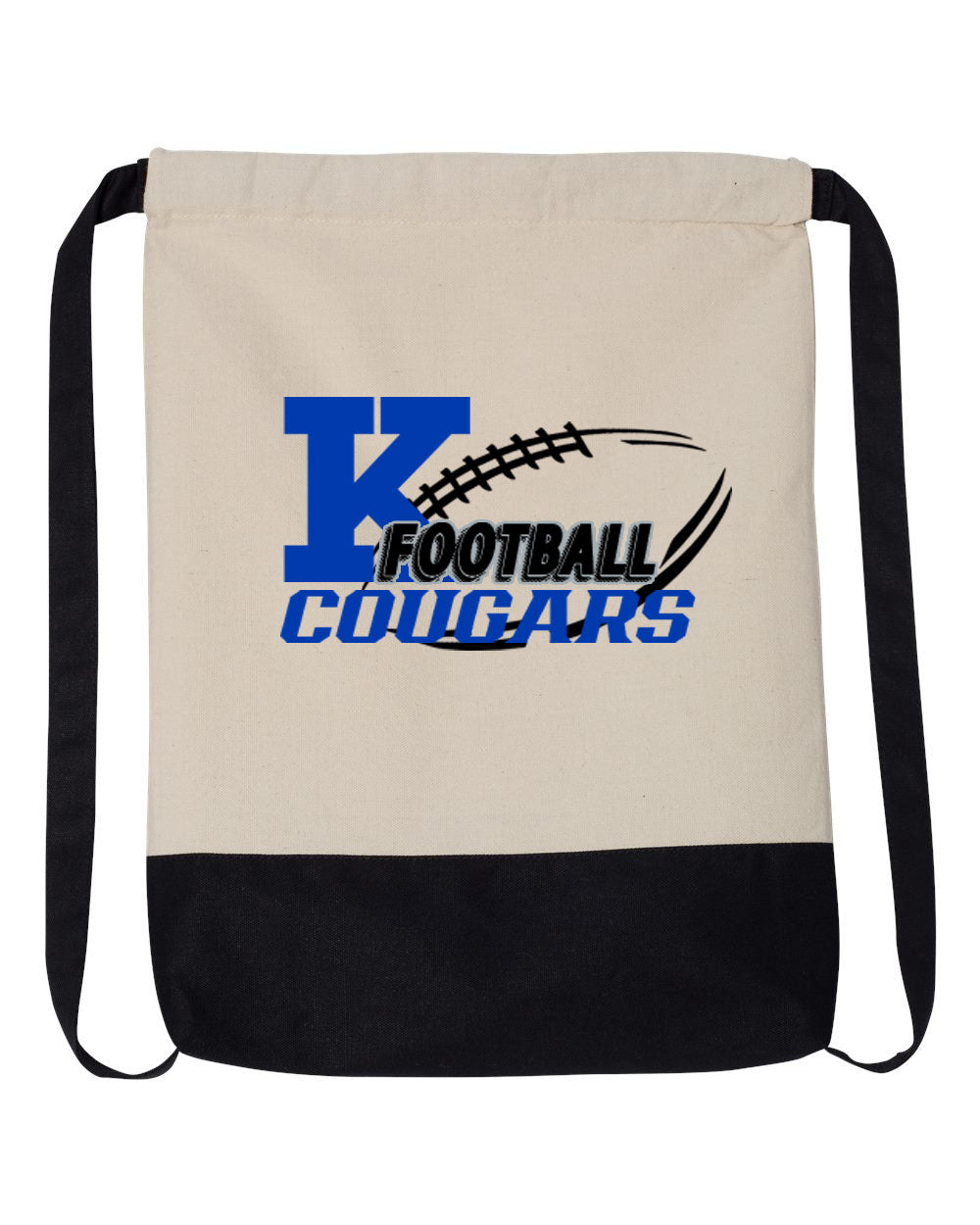 KHS Football Design 3 Drawstring Bag