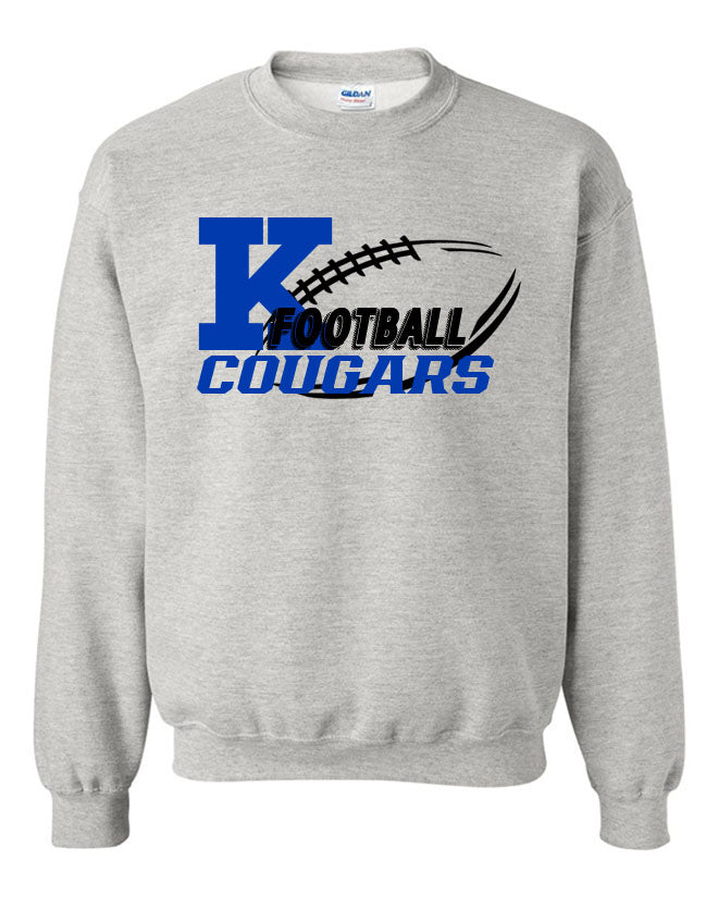 KHS Football  Design 3 Non Hooded Sweatshirt