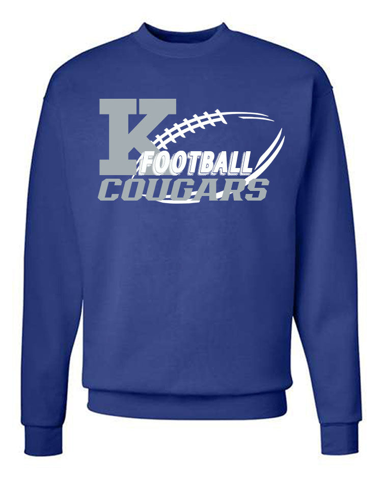 KHS Football  Design 3 Non Hooded Sweatshirt