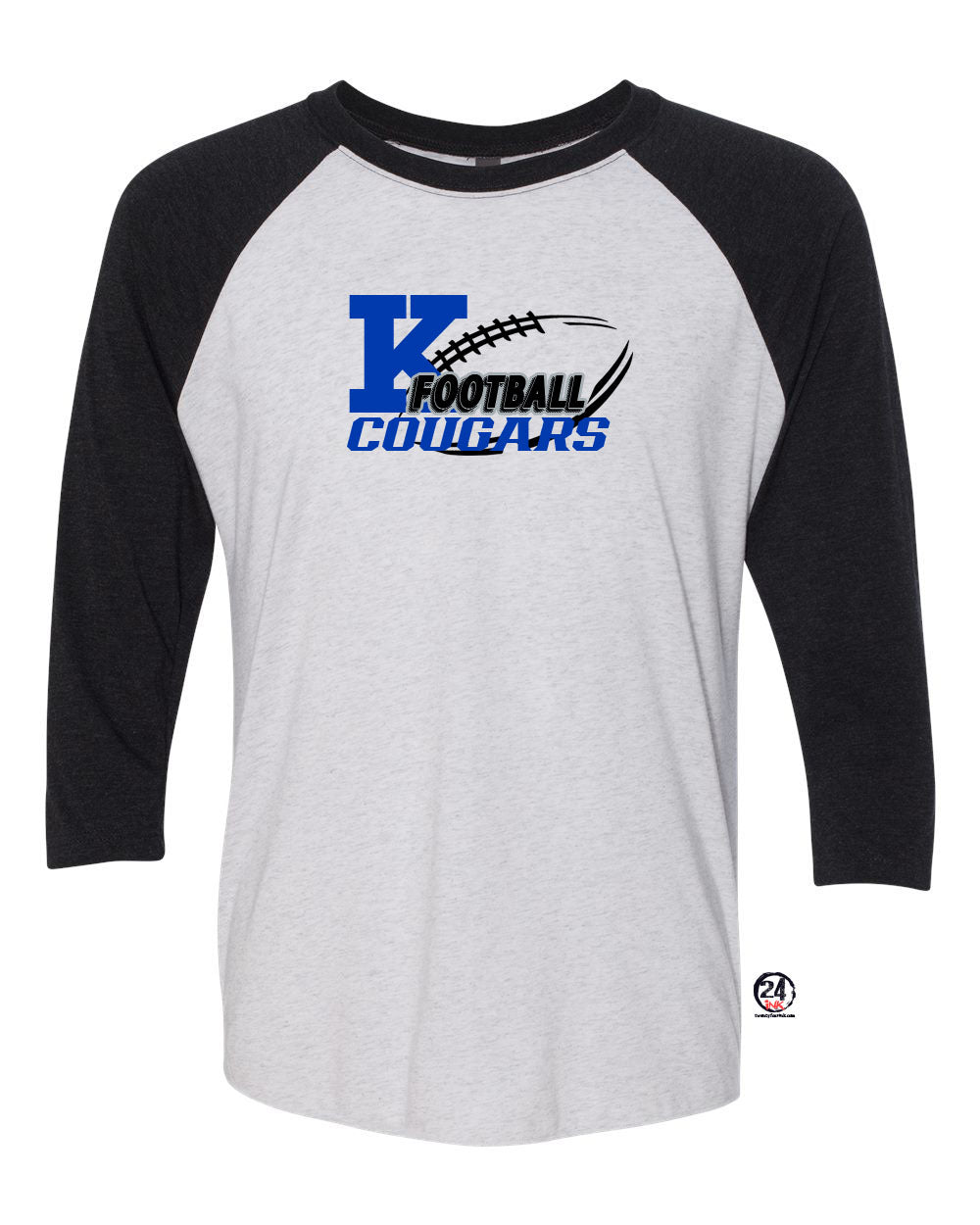 KHS Football Design 3 Raglan Shirt