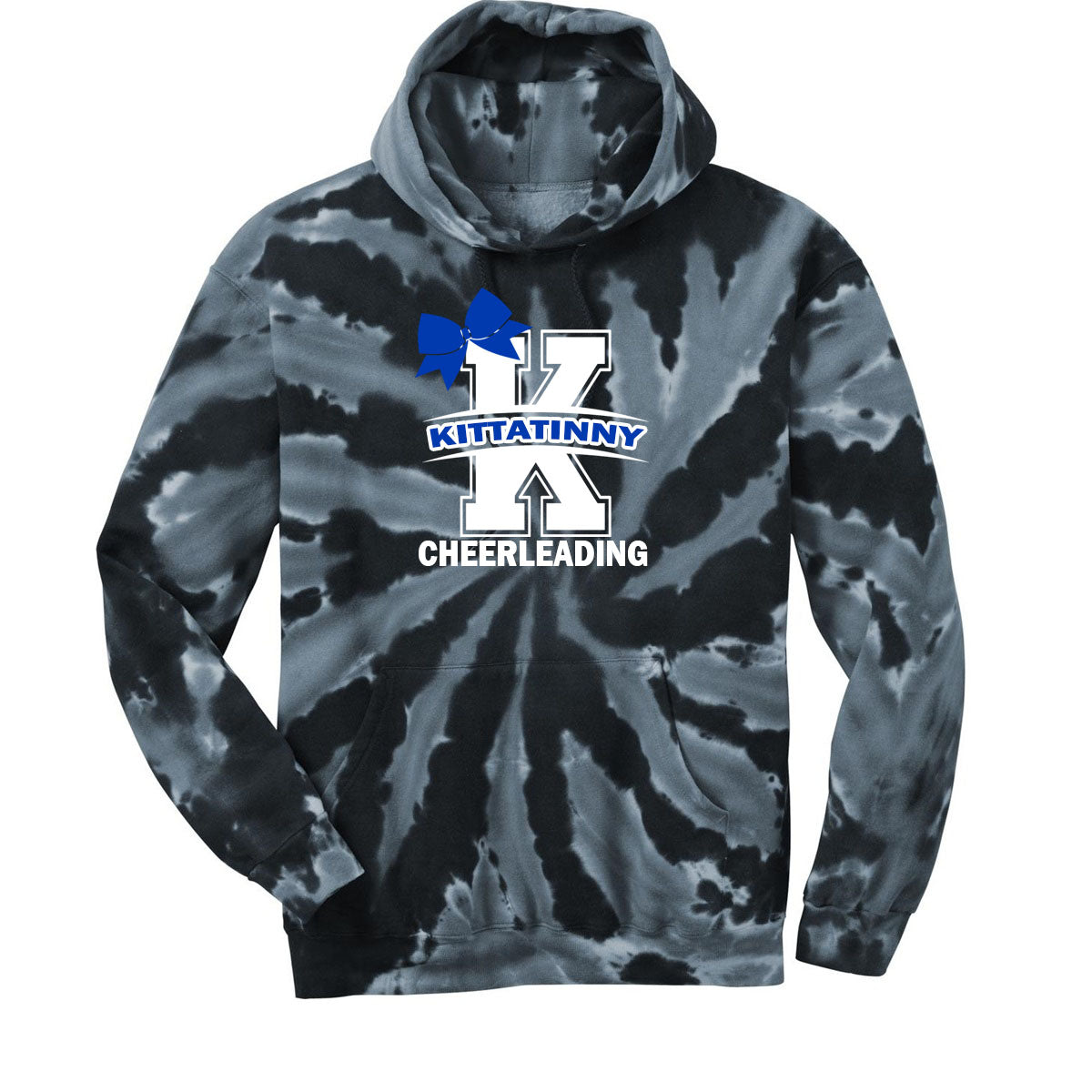 KHS Cheer Tie-Dye Hooded Sweatshirt Design 3