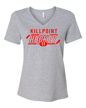 Killpoint Hockey V-neck T-Shirt Design 2