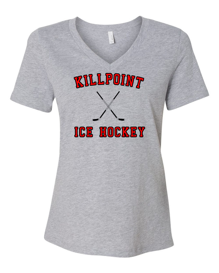 Killpoint Hockey V-neck T-Shirt Design 3