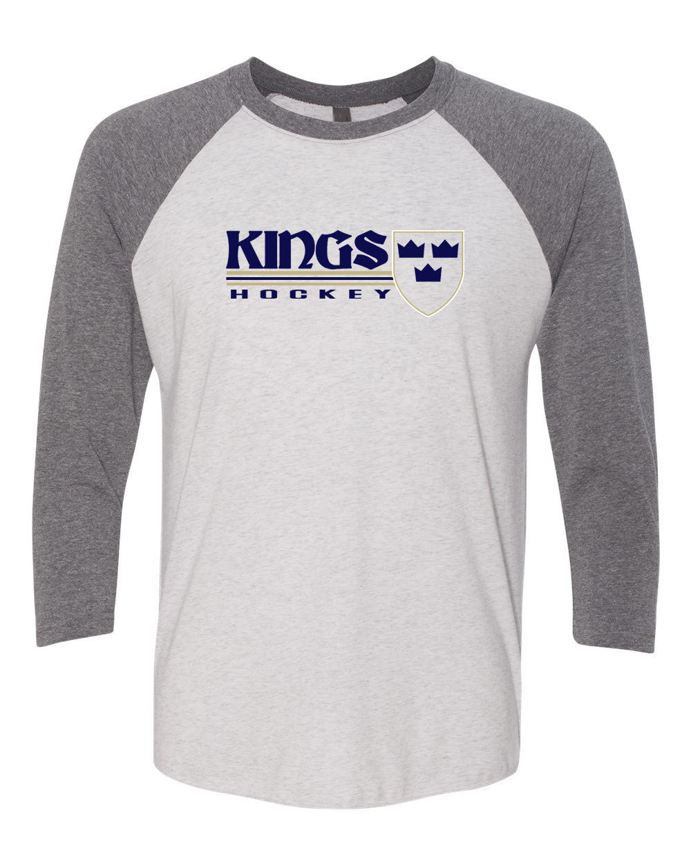 Kings Hockey Performance Material Design 3 Raglan Shirt
