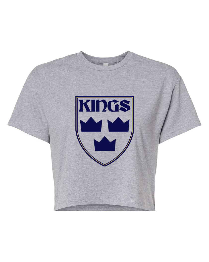 Kings Hockey Logo crop top