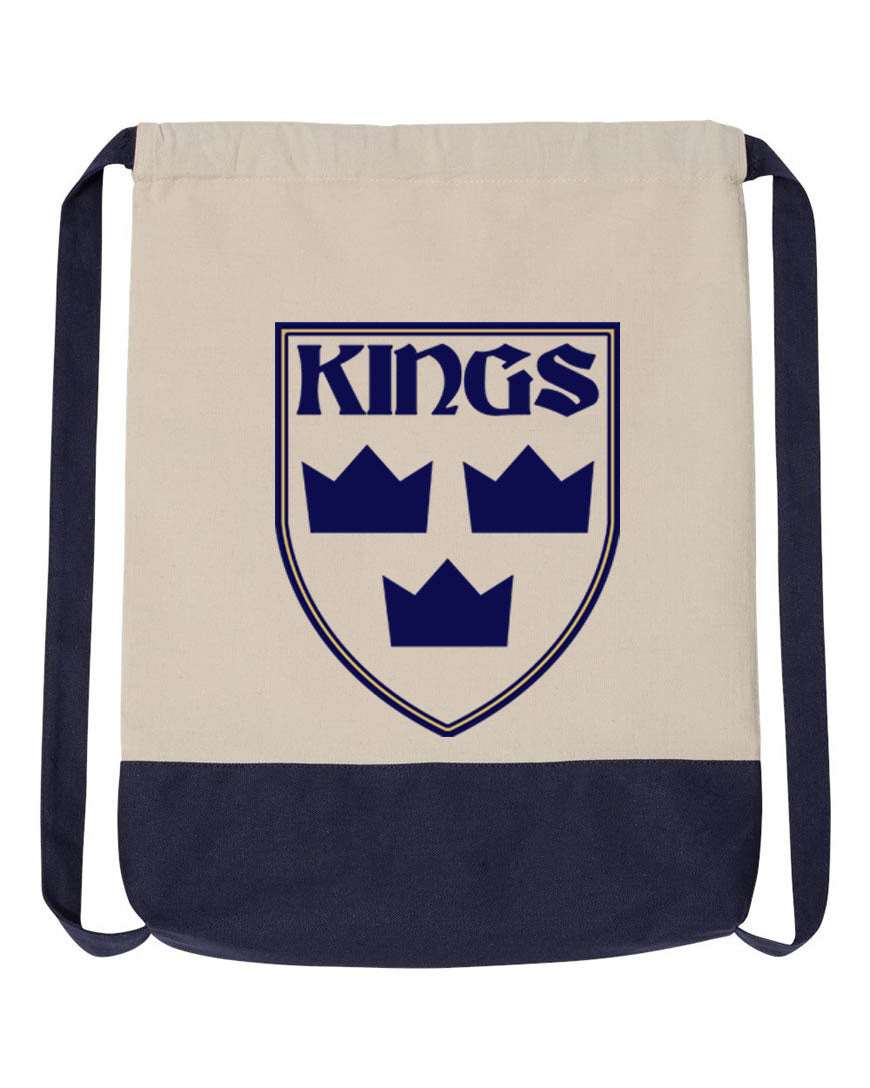 Kings Hockey Logo Drawstring Bag