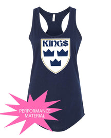 Kings Hockey Logo Performance Racerback Tank Top