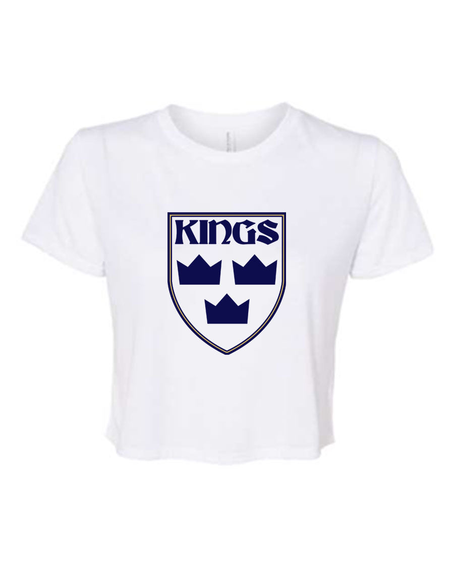 Kings Hockey Logo crop top