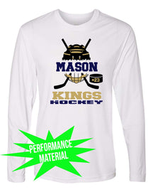 Kings Hockey Performance Material Design 1 Long Sleeve Shirt