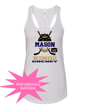 Kings Hockey Design 1 Performance Racerback Tank Top